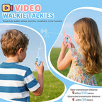 2 Pack Enhanced Kids’ Video Walkie Talkies – Ready to Use, No WiFi Needed