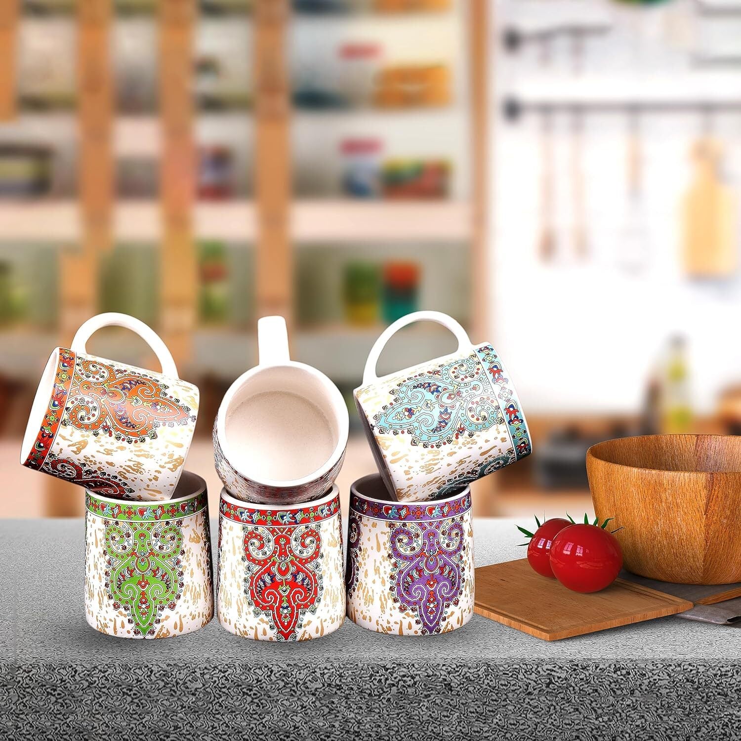 Latest Design Rajasthani Coffee Mugs SET OF 6 PCS